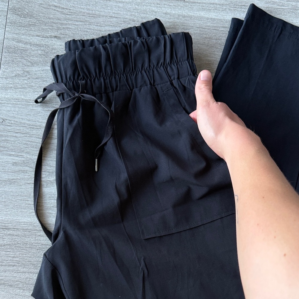 apana Black Drawstring Pants - image 2